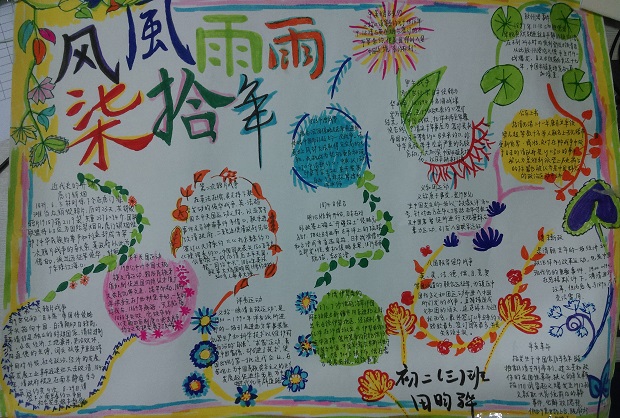 “晚清七十年”手抄报展